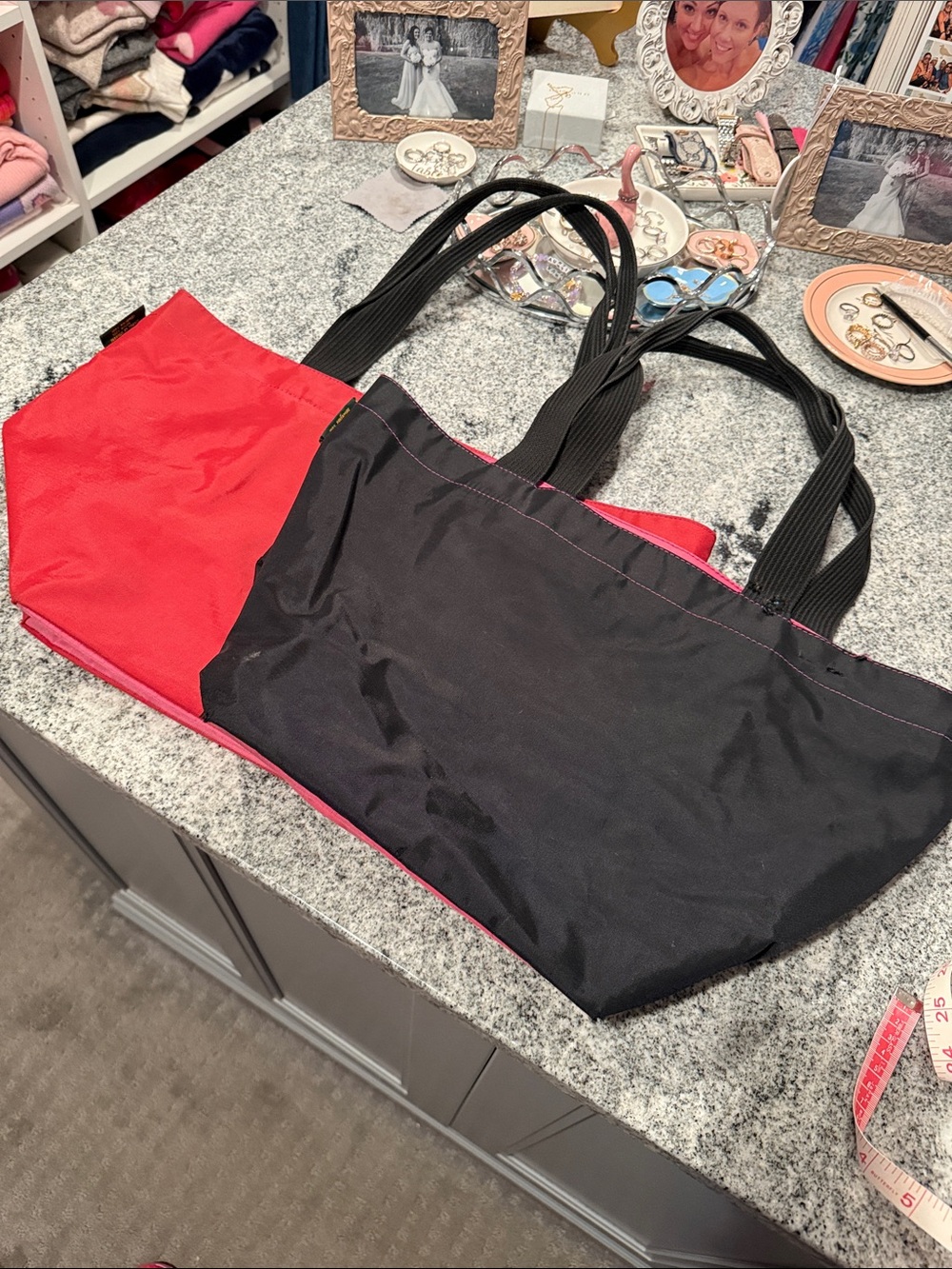 2 Hervè Chapelier tote bags